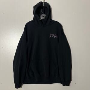 Tiny Meat Gang Tour Hoodie Size Large Black Skull Graphic Jacket Mens Size large